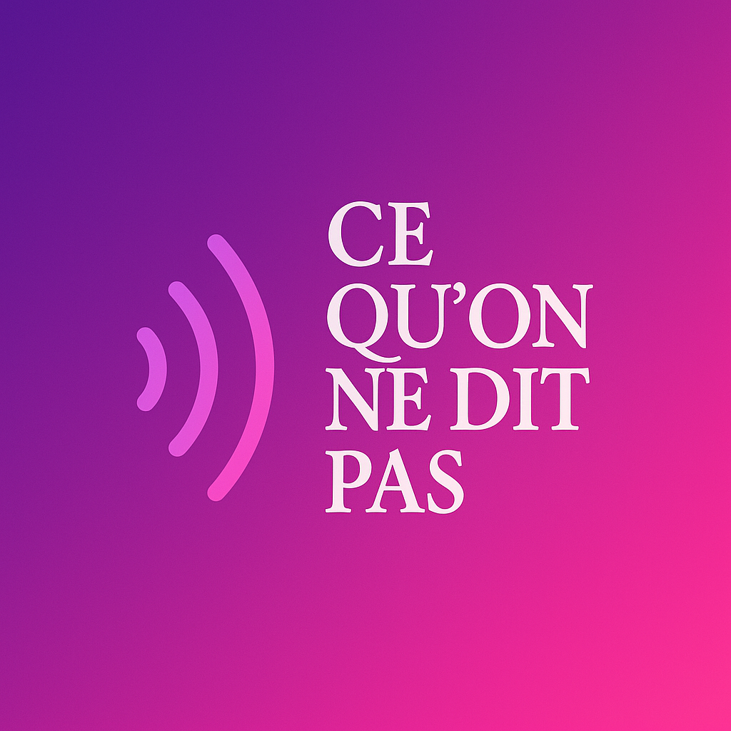 Ce qu'on ne dit pas - Logo